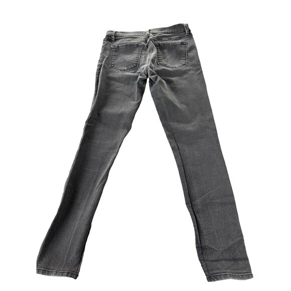 Ann Taylor LOFT Gray Black Wash Denim Mid-Rise Skinny Jeans Women's - Picture 5 of 10